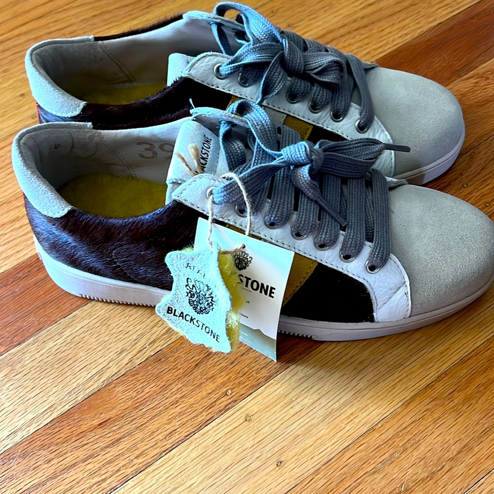 Blackstone Sl89 Genuine Calf Hair Sneaker (Women).